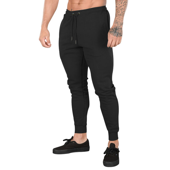Men's Slim-Tapered Sweat Jogger with Elastic Tunnel Drawstring Waistband & Ribbed Ankle Cuffs Mune Fashion