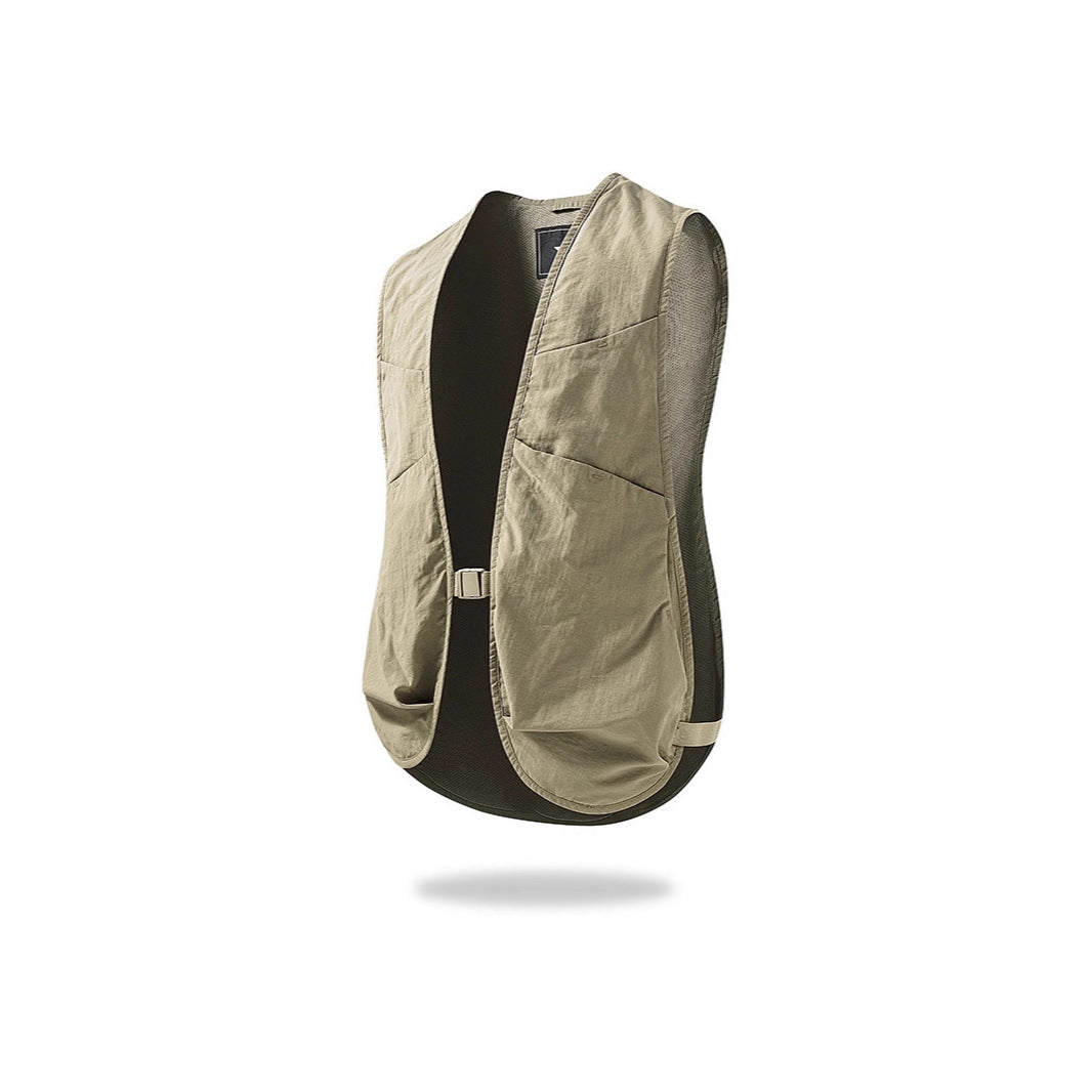Unisex Lightweight Utility Vest with Mesh Back and Multiple Front Pockets Mune Fashion