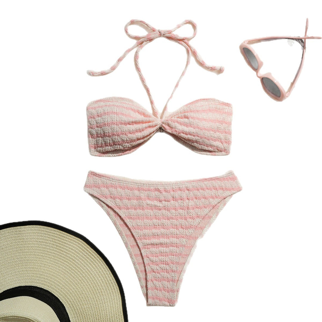 Women's bikini set with textured surface Mune Fashion