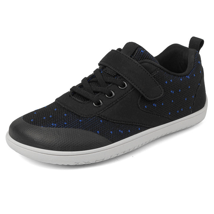 Women's nan comfort leisure sneakers with combination lacing and Velcro, breathable mesh upper and flexible lightweight sole Mune Fashion