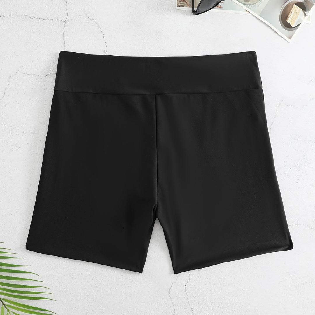 Women’s swim shorts with high waistband and side pockets Mune Fashion