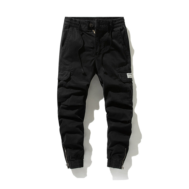 Herren Cargo-Jogginghose im urbanen Utility‑Stil mit elastischem Tunnelzugbund und verstärkten Kniepartien Mune Fashion