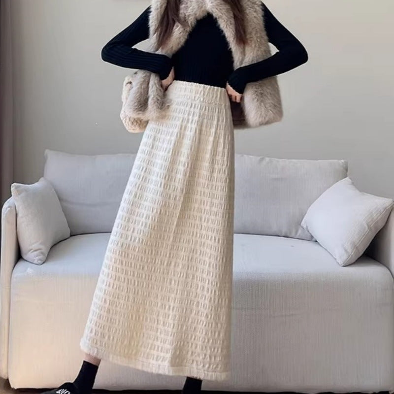 Women's Flowing Skirt with Fringes Mune Fashion