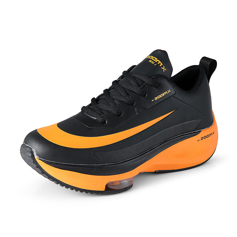 Men's Air-Cushioned Performance Sneaker with Visible Air Chamber and Thick Platform Sole Mune Fashion