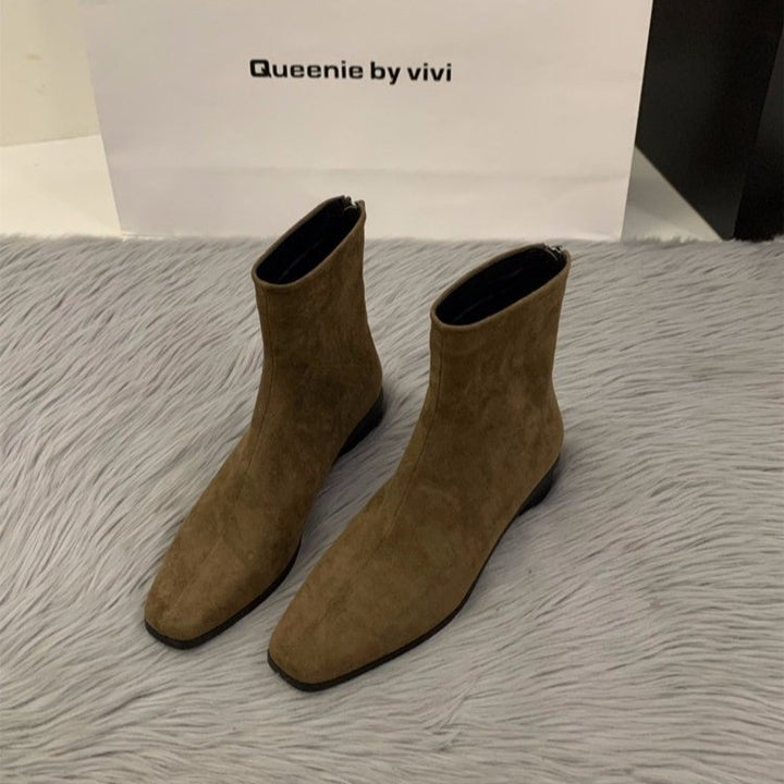 Women Elegant Ankle Boots made of Synthetic Leather Mune Fashion