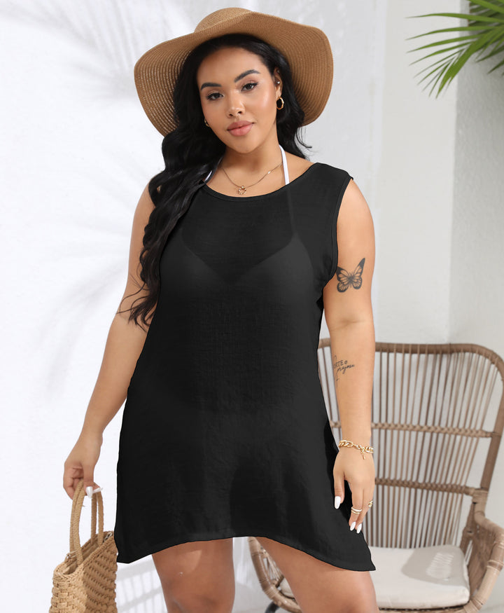 Women's airy beach cover-up with elegant cut Mune Fashion