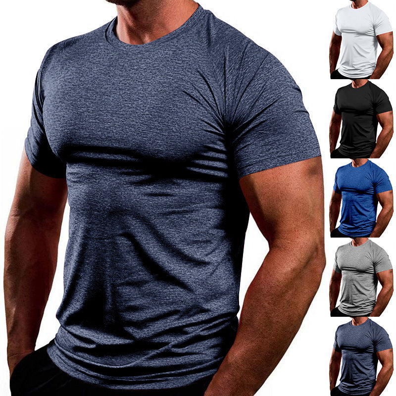 Men's Breathable Fitness T-Shirt Made Of Lightweight Fabric with A Fitted Cut Mune