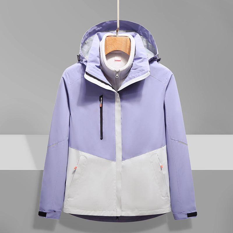 Men's Softshell Outdoor Jacket with Hood, windproof and waterproof Mune Fashion