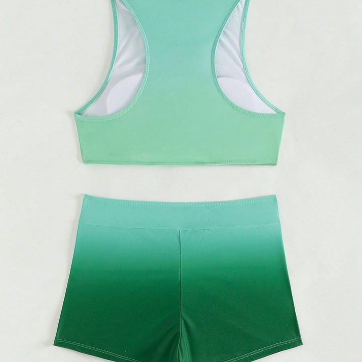 Women's Sporty Crop Top and Shorts Set Mune Fashion