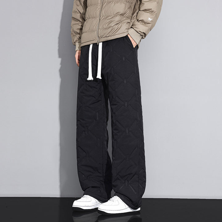 Men's fashionable and comfortable lined sports pants