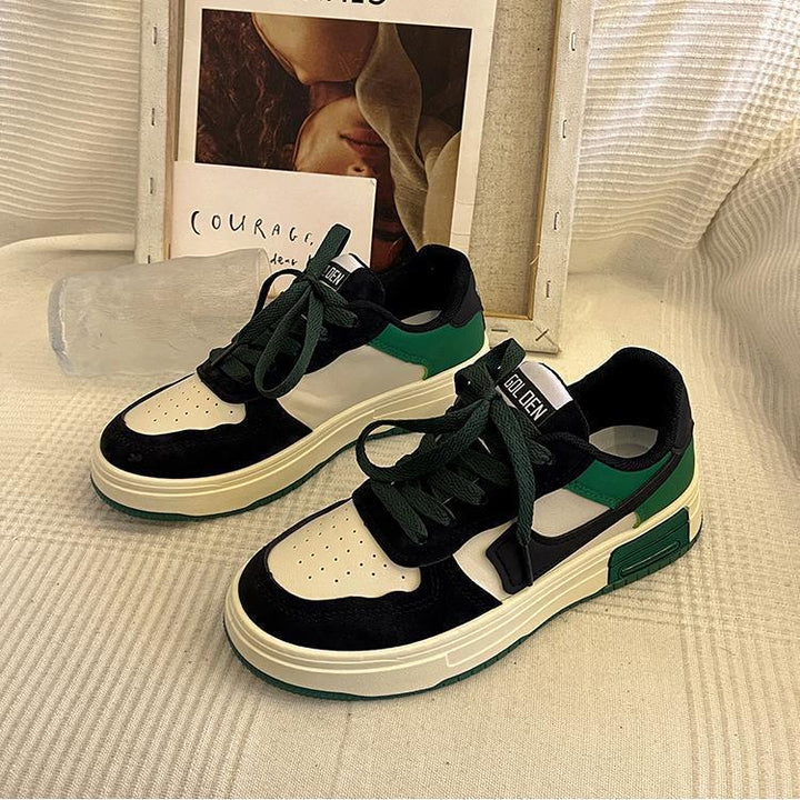 Women sneakers in urban retro style with thick sole Mune Fashion