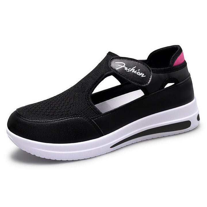 Women Flexible Slip-On Fitness Shoes with Breathable Mesh Upper Mune Fashion