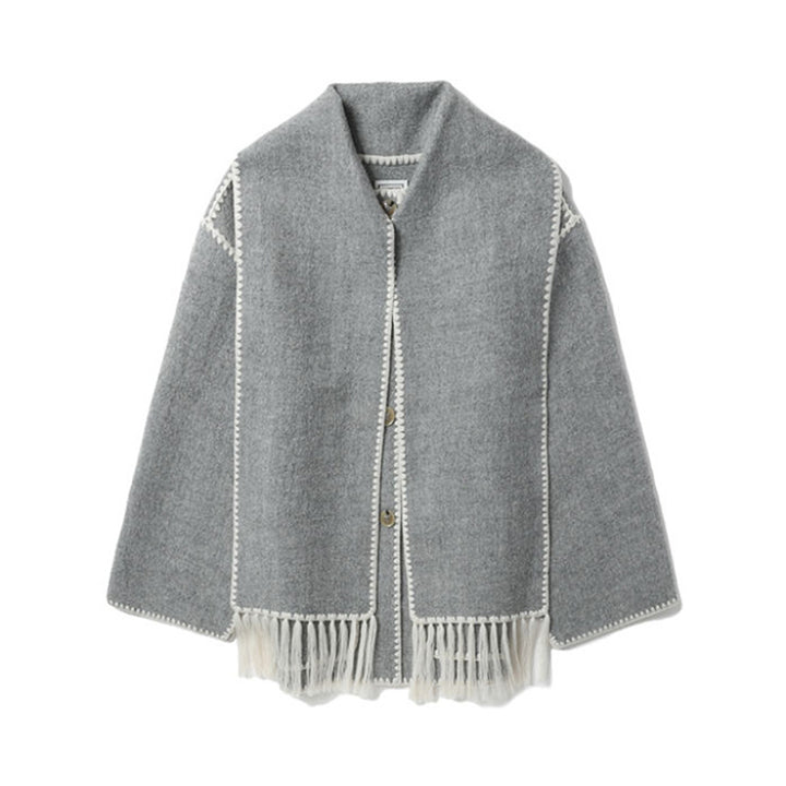 Women Elegant and Comfortable Wool Coat Mune Fashion