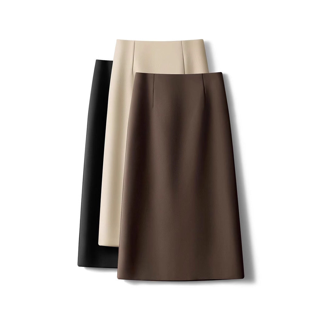 Ladies Elegant High Waisted Pencil Skirt Mune Fashion