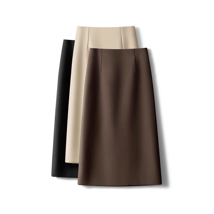 Ladies Elegant High Waisted Pencil Skirt Mune Fashion