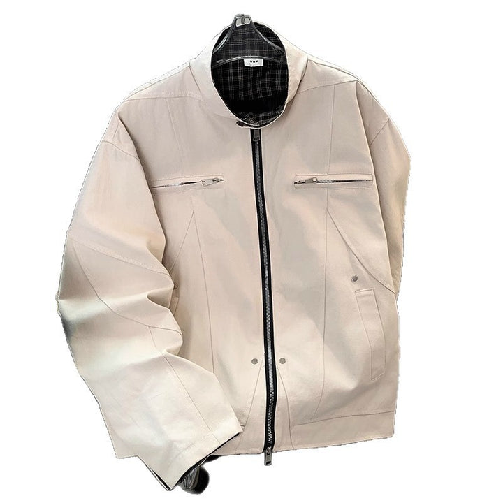Men's Casual Overshirt with Check Pattern Mune Fashion