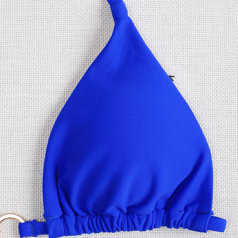 Women Triangle Bikini Set with Adjustable Tie Details Mune Fashion