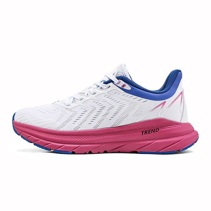 Men's comfort running shoes with responsive platform sole and ventilated knitted upper Mune Fashion
