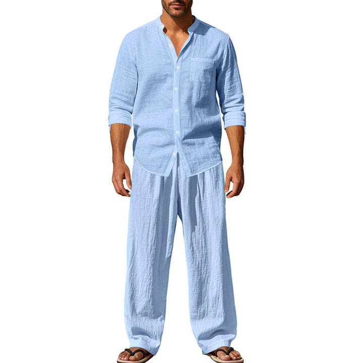 Men's Airy Shirt and Pants Set Mune