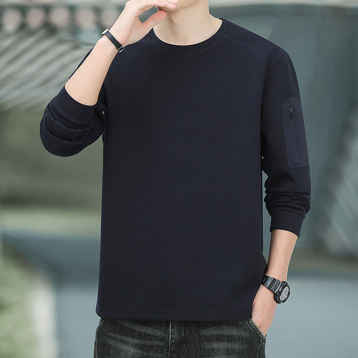 Men's Oversized Sweatshirt with contrasting side pockets and soft fleece lining Mune Fashion