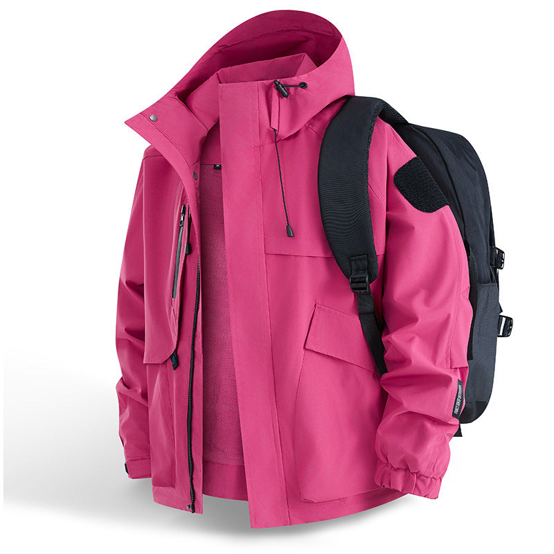 Men's Urban Weather-Resistant Hooded Parka with Multifunctional Pockets and Mesh Lining Mune Fashion
