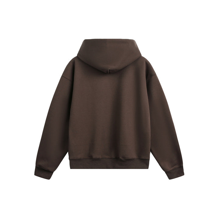 Unisex hoodie with relaxed fit and abstract front print Mune Fashion