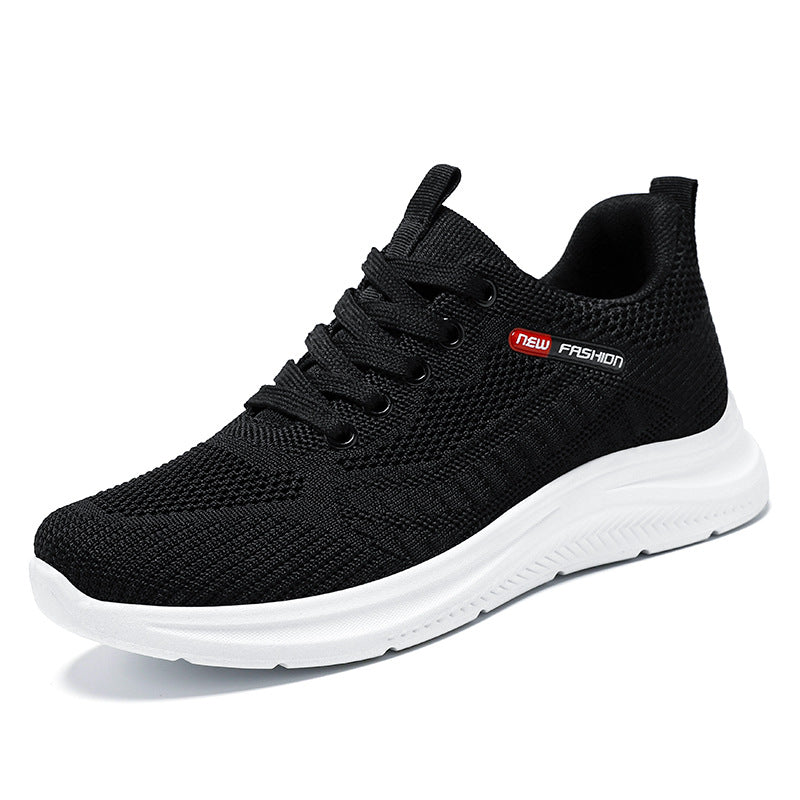 Women’s lightweight breathable knit walking sneakers with cushioned heel counter and shock-absorbing EVA midsole Mune Fashion