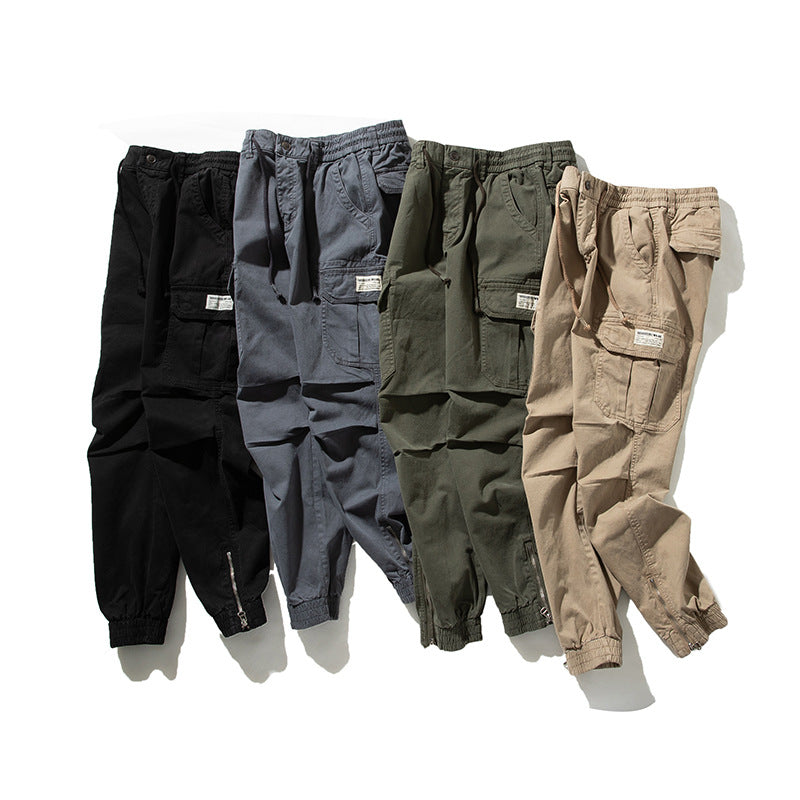 Herren Cargo-Jogginghose im urbanen Utility‑Stil mit elastischem Tunnelzugbund und verstärkten Kniepartien Mune Fashion