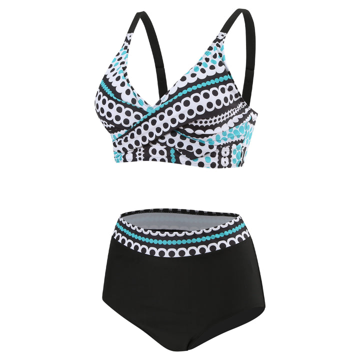 Women High-Cut Bikini with Fashionable Belly Protection Mune Fashion