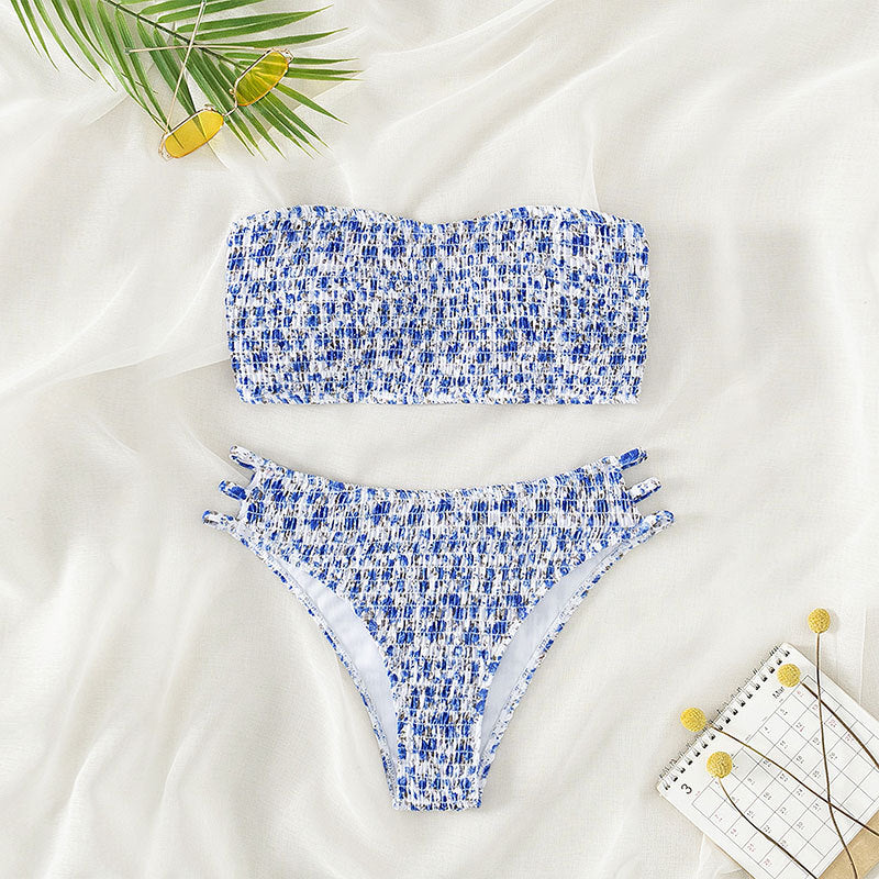 Ladies Bandeau Bikini with fashionable knot design Mune Fashion