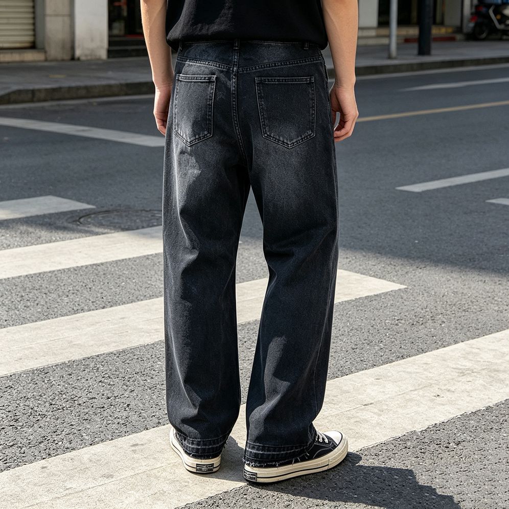 Men's Fashion Jeans with Logo Mune Fashion