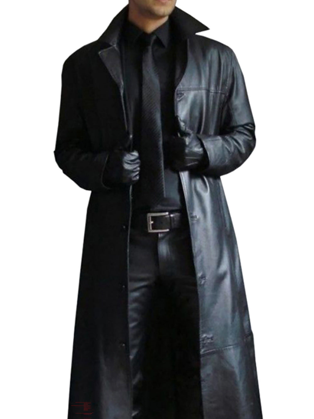 Mune | Long Leather Coat for Men