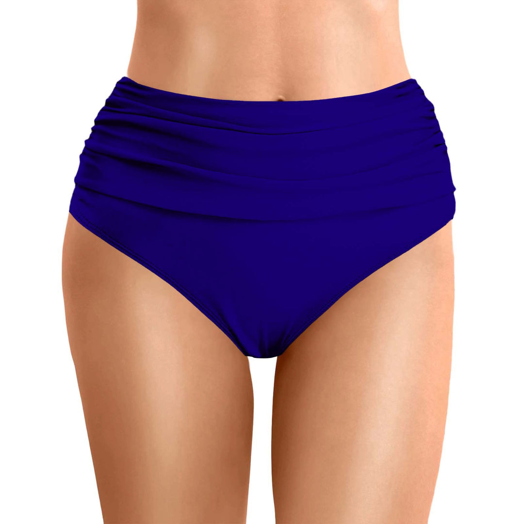 Women's High-Waisted Bikini Bottoms with Flattering Design Mune Fashion