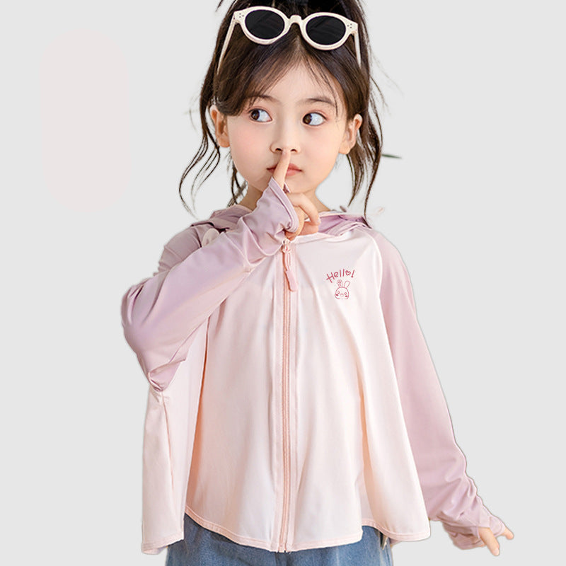 Children's UV protection jacket with hood and breathable properties Mune Fashion