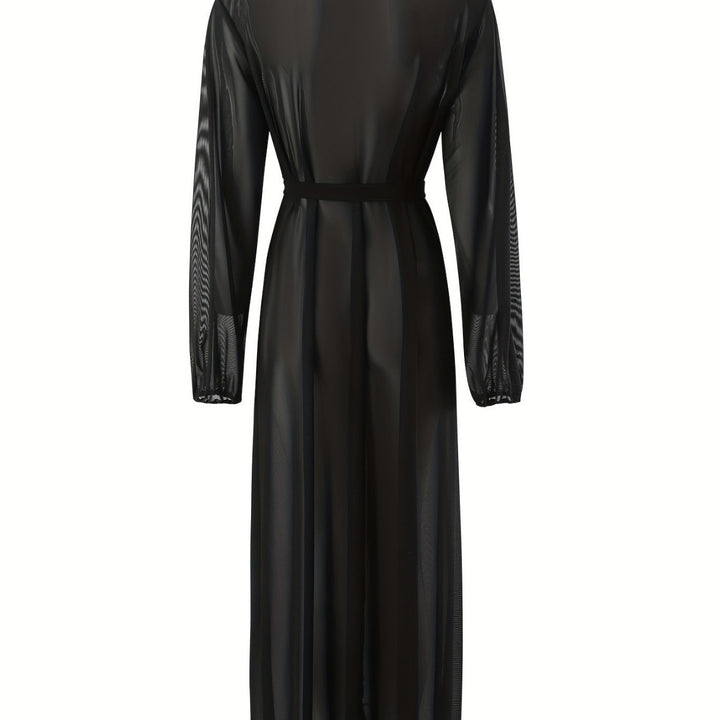 Women Transparent Maxi Dress Mune Fashion
