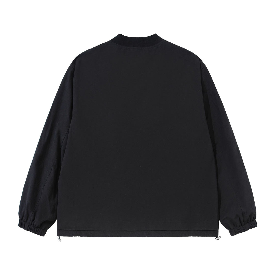 Women's loose-fitting bomber jacket with two-way zipper and drawstring Mune Fashion