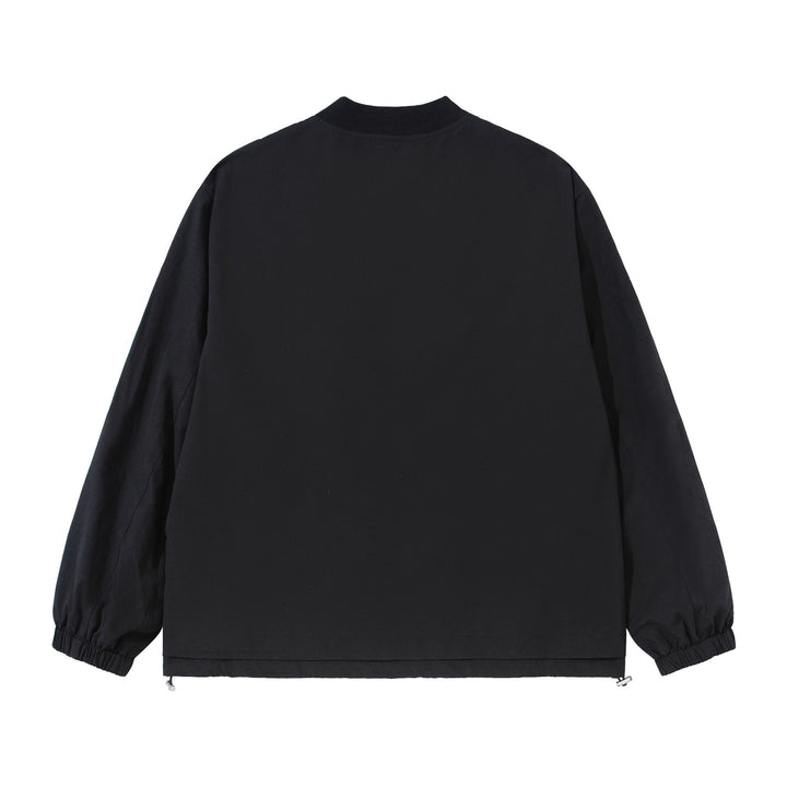 Women's loose-fitting bomber jacket with two-way zipper and drawstring Mune Fashion