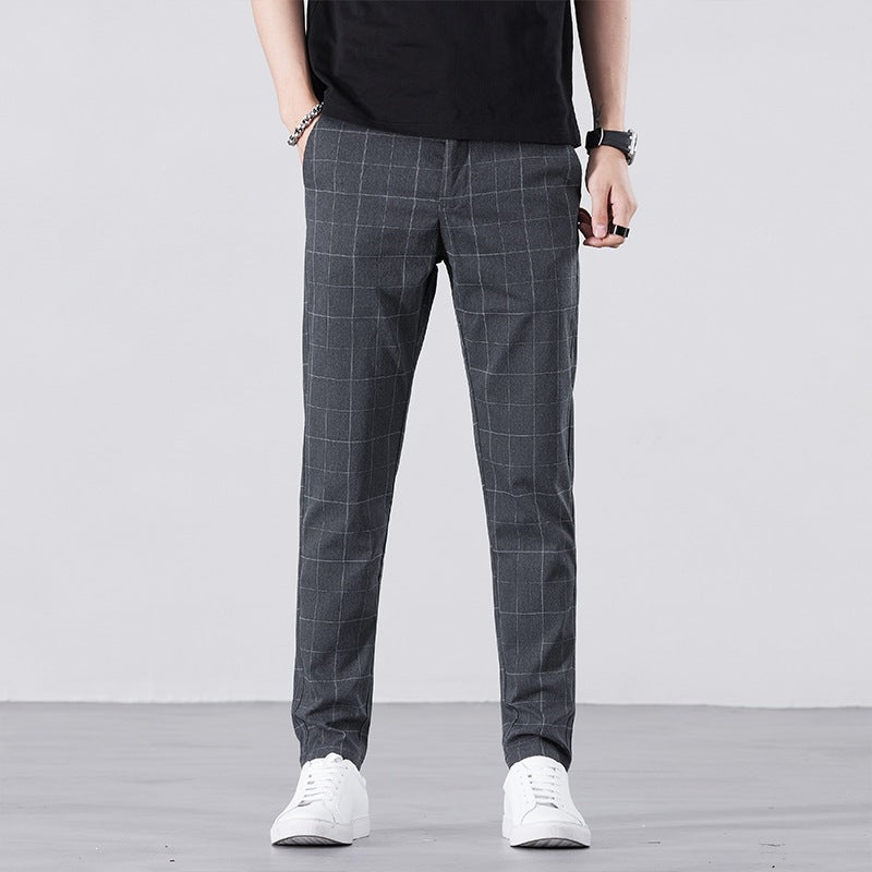 Men's Stylish Checkered Pants Mune Fashion