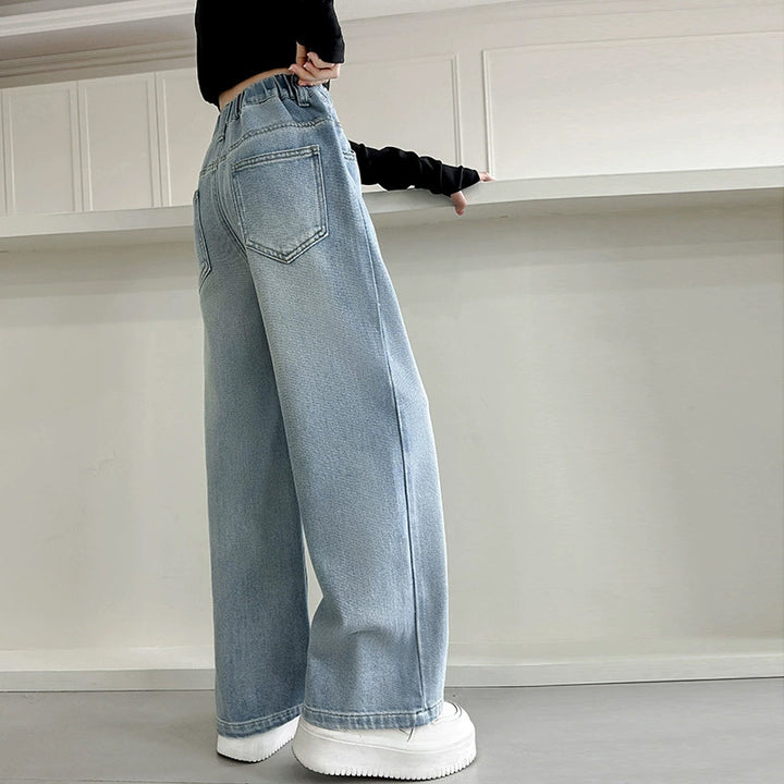 Women's Wide Jeans Pants Mune Fashion