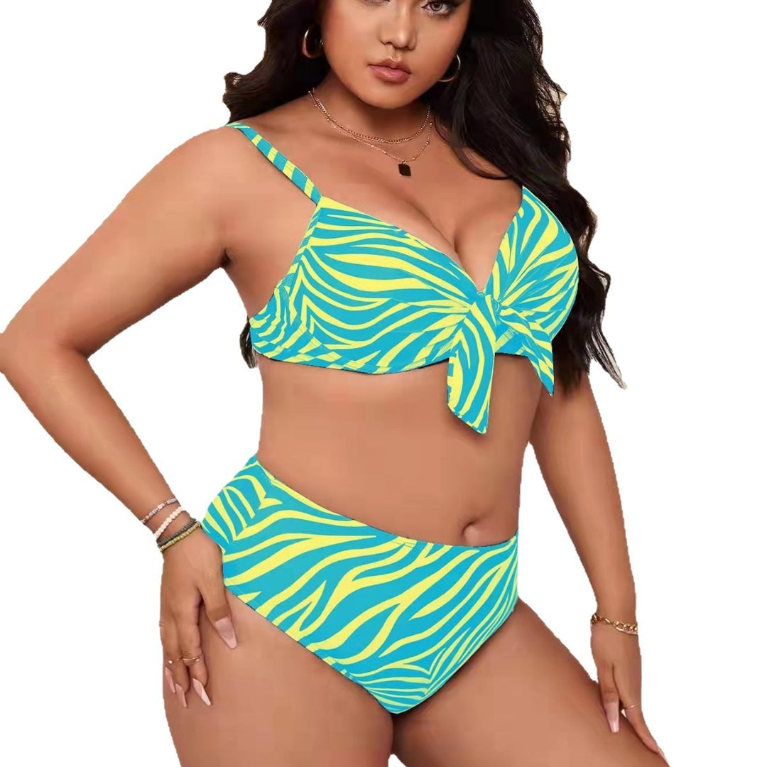 Ladies Bikini Set with playful knot design and high waistband Mune Fashion
