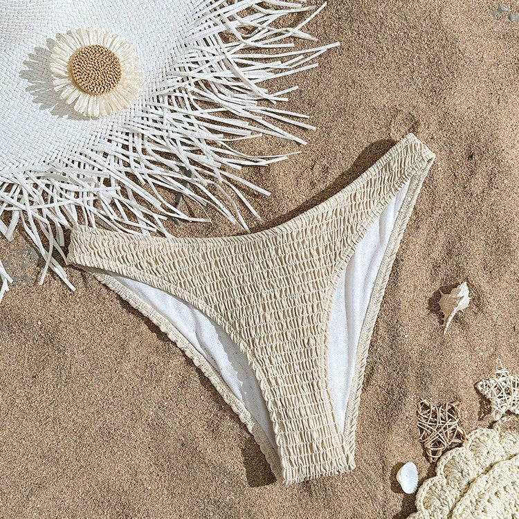 Women's bikini bottom with sophisticated ruffle design Mune Fashion