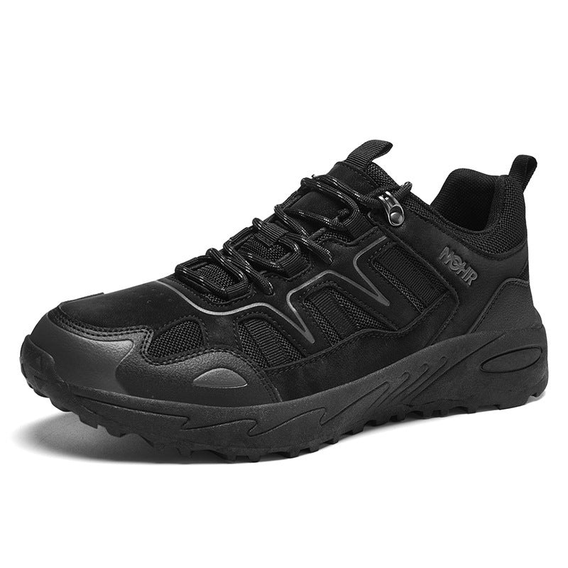 Men's outdoor expedition sneakers with reinforced toe cap, shock-absorbing hollow chamber sole, and profiled trail profile Mune Fashion