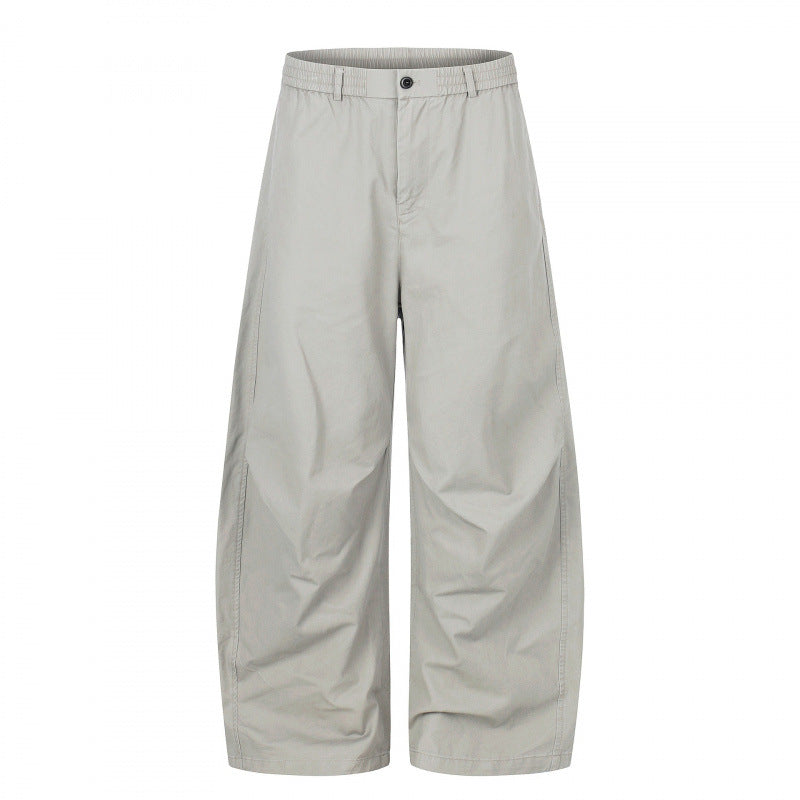 Women's wide culotte pants in cropped look with elastic waistband Mune Fashion