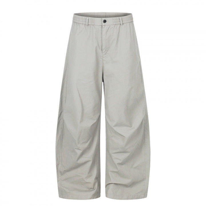 Women's wide culotte pants in cropped look with elastic waistband Mune Fashion