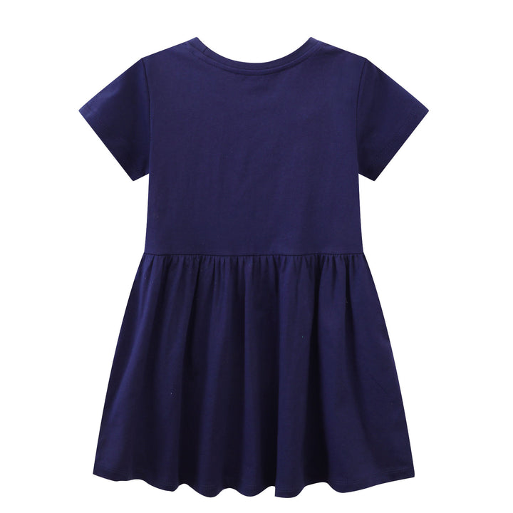Girls cotton dress with enchanting unicorn and flower designs Mune Fashion
