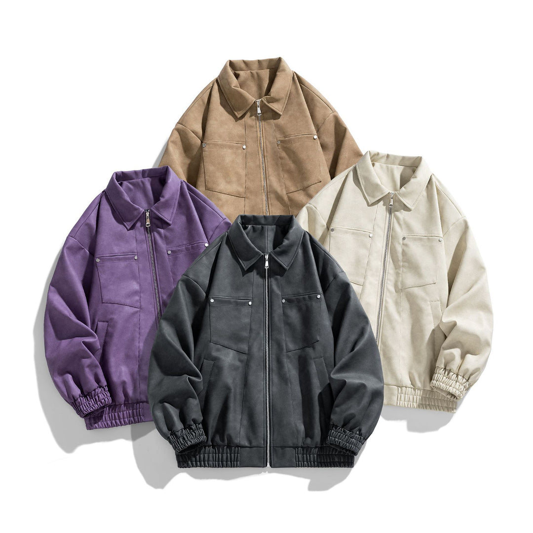 Men's Stylish Transitional Jacket with Elastic Cuffs Mune Fashion