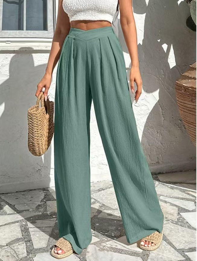 Women's Elegant and Airy Palazzo Pants Mune Fashion