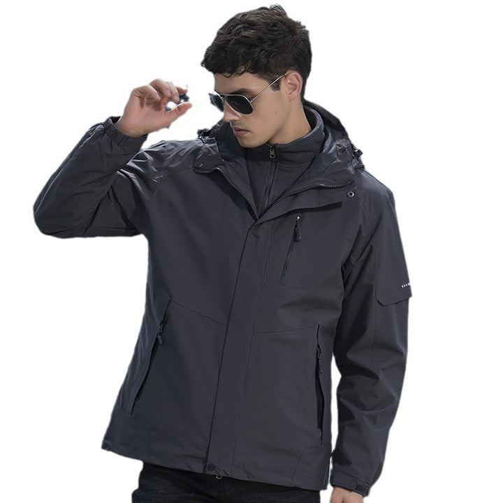 Ladies' technical rain and leisure jacket with adjustable hood and multiple pockets Mune Fashion