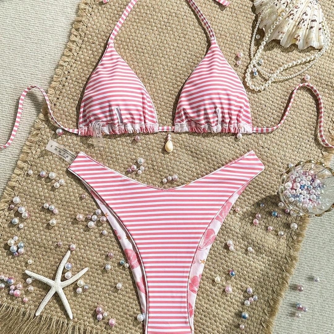 Women's Triangle Bikini Set Mune Fashion