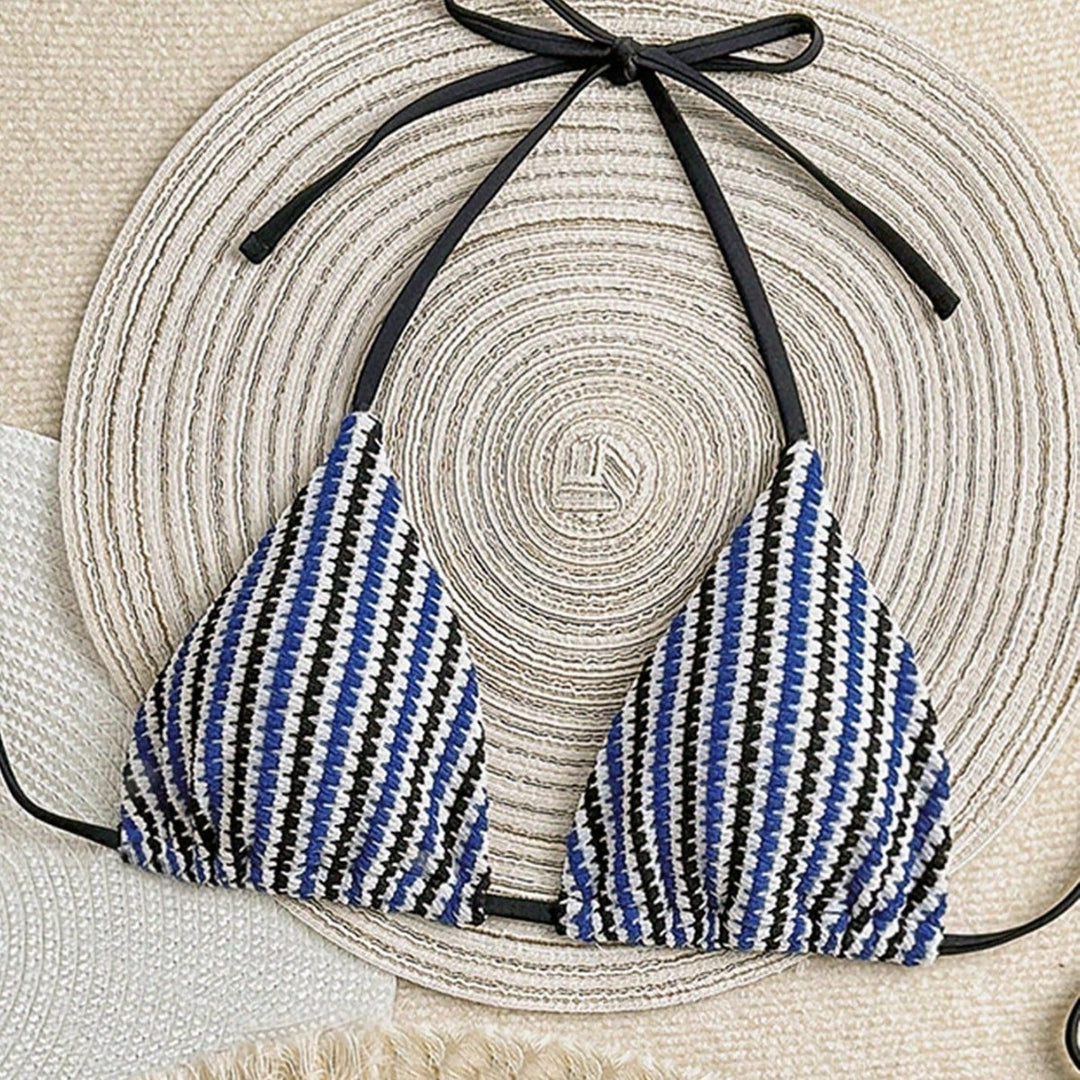 Ladies High-Cut Bikini Bottom with Elegant Ties Mune Fashion